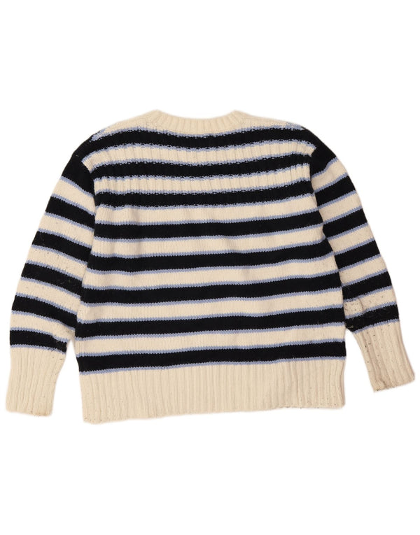 Pulover pentru femei Marks & Spencer cu decolteu cu barca UK 14 Medium Bleumarin