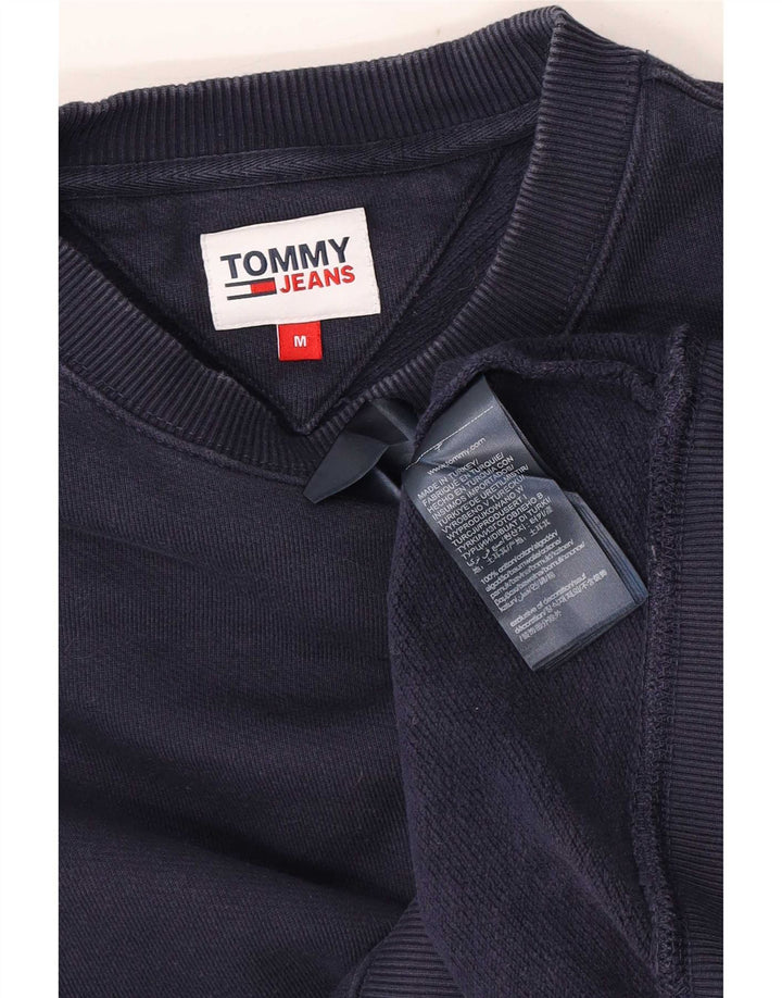 Hanorac pentru bărbați Tommy Hilfiger Pulover mediu din bumbac bleumarin
