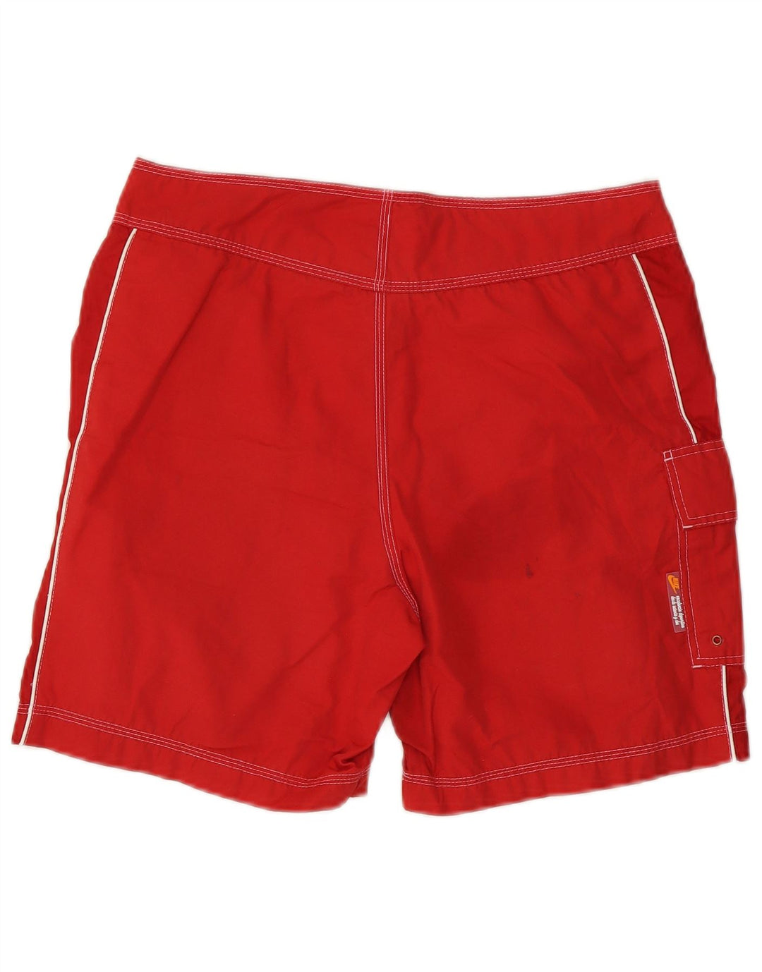 Pantaloni scurți de înot Nike pentru bărbați, bumbac roșu mediu