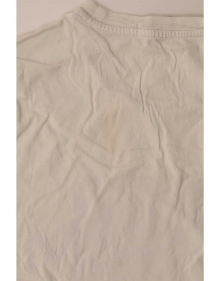 Tricou grafic pentru bărbați Calvin Klein Jeans Top din bumbac alb mediu