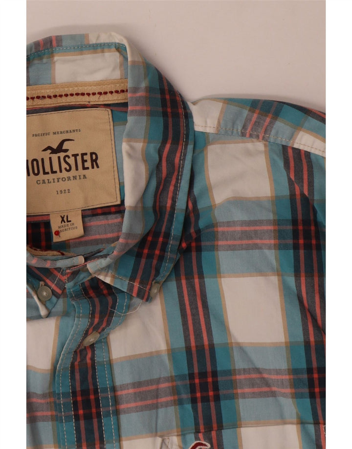 Cămașă Hollister pentru bărbați, XL, albastru, din bumbac