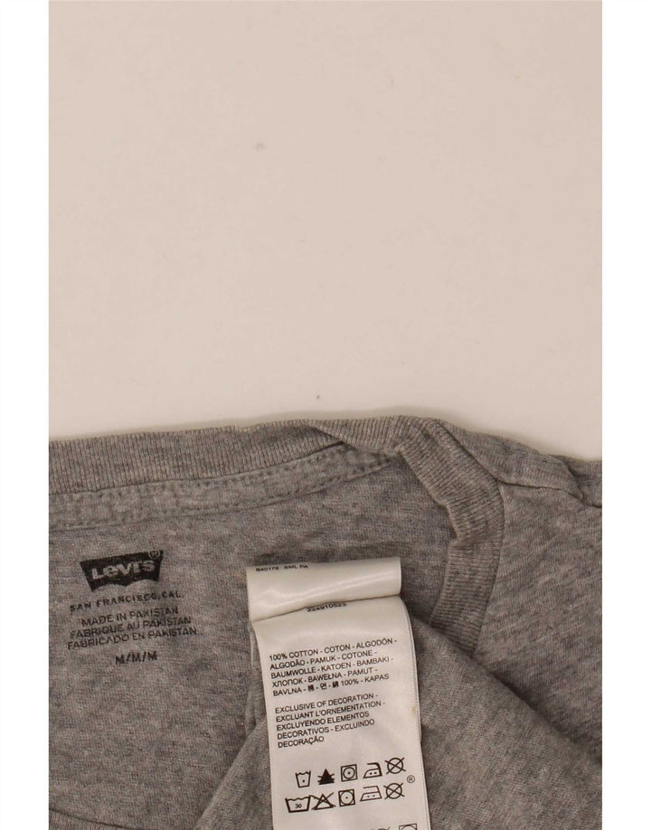 Tricou grafic pentru bărbați Levi's Top din bumbac gri mediu