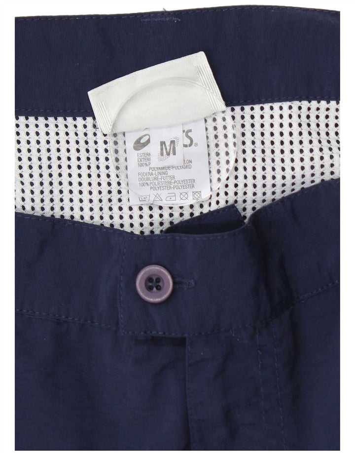 Pantaloni scurti chino ASICS pentru femei, mediu W28, poliamidă bleumarin