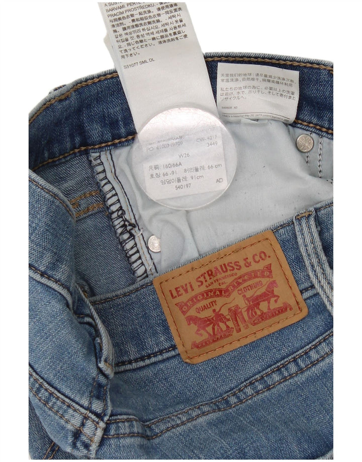 Pantaloni scurți din denim Levi's W26 Small Blue Bumbac
