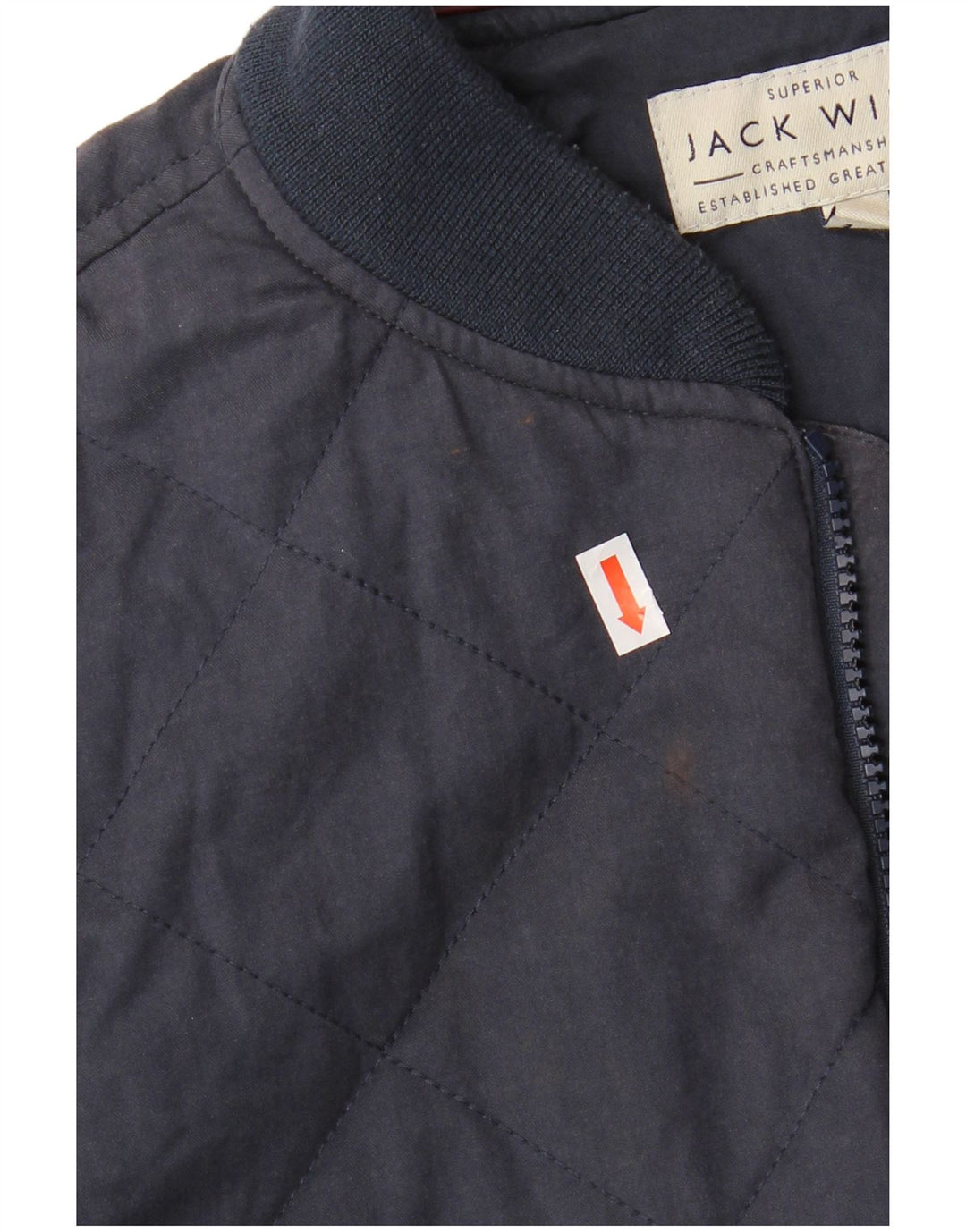 JACK WILLS Jachetă Bomber pentru bărbați UK 36 Mic Bumbac bleumarin