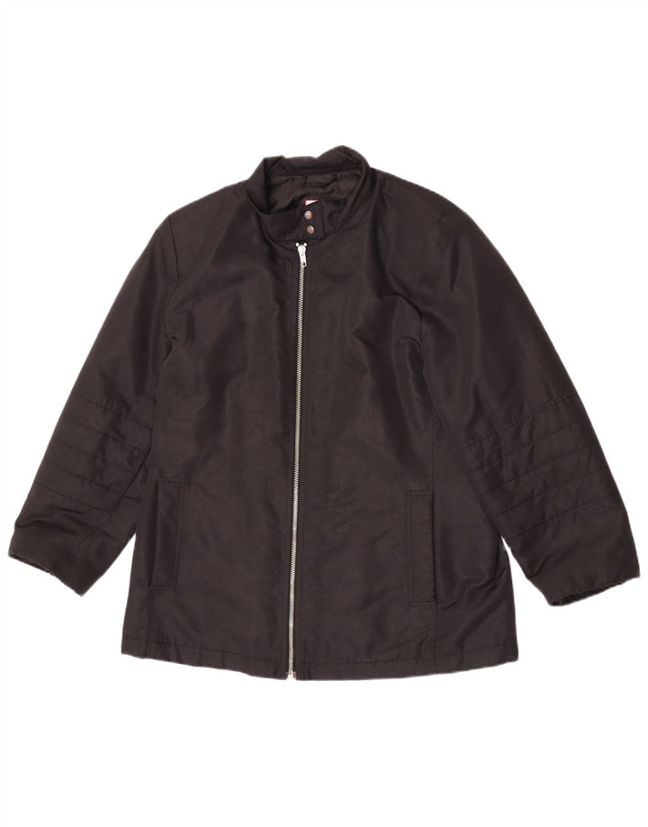 Jachetă Windbreaker pentru femei Max & Co. UK 14 Large Black