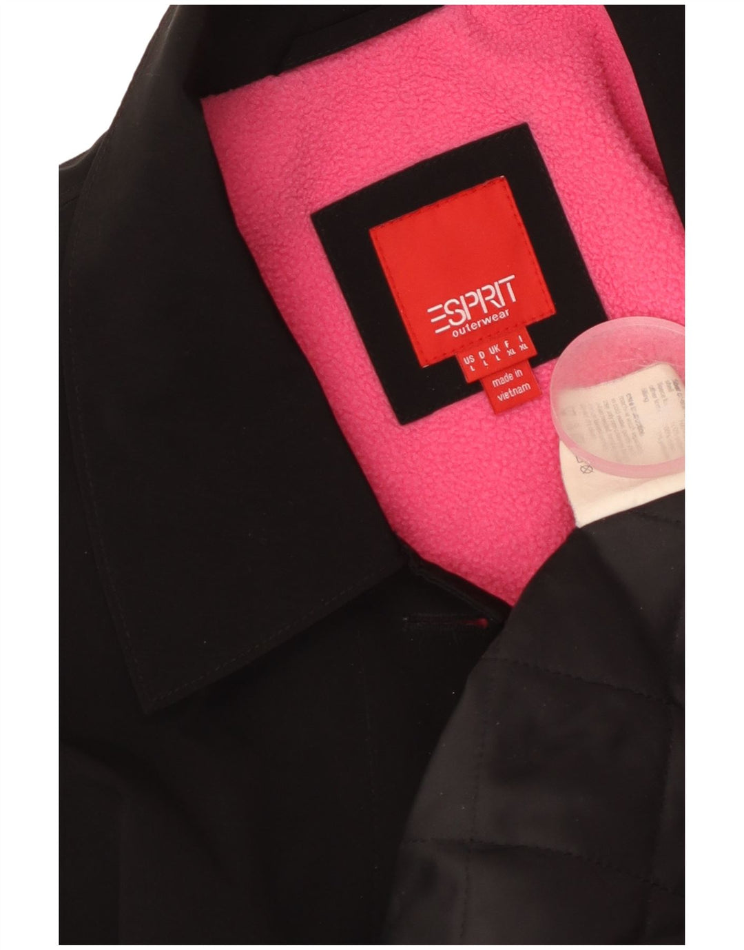 Palton supradimensionat pentru femei ESPRIT UK 16 Poliester negru mare