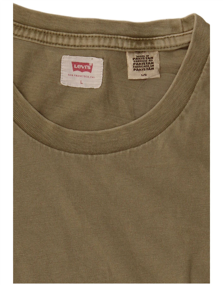 Tricou pentru bărbați LEVI'S Top Large Kaki