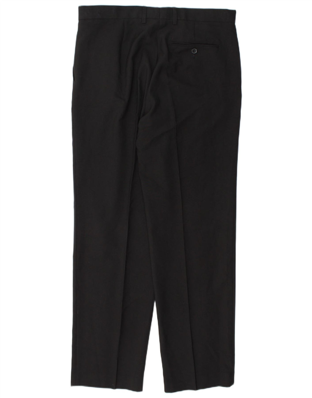 Pantaloni de costum pentru bărbați Marks & Spencer L36 L33 Poliester negru