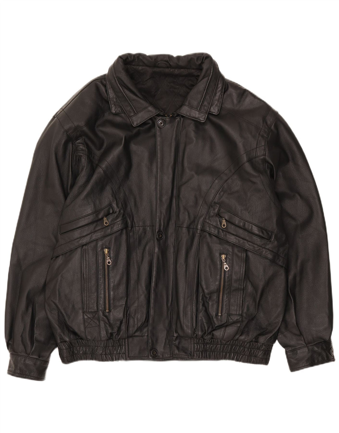 Jachetă de piele pentru bărbați Canda UK 40, mare, neagră