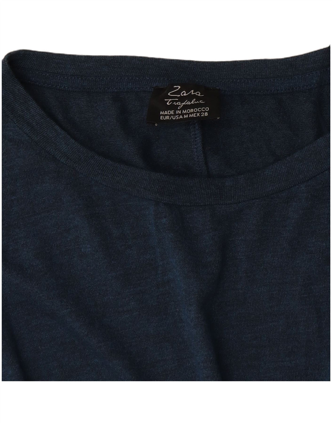 Bluză supradimensionată pentru femei Zara UK 14 Medium Bleumarin