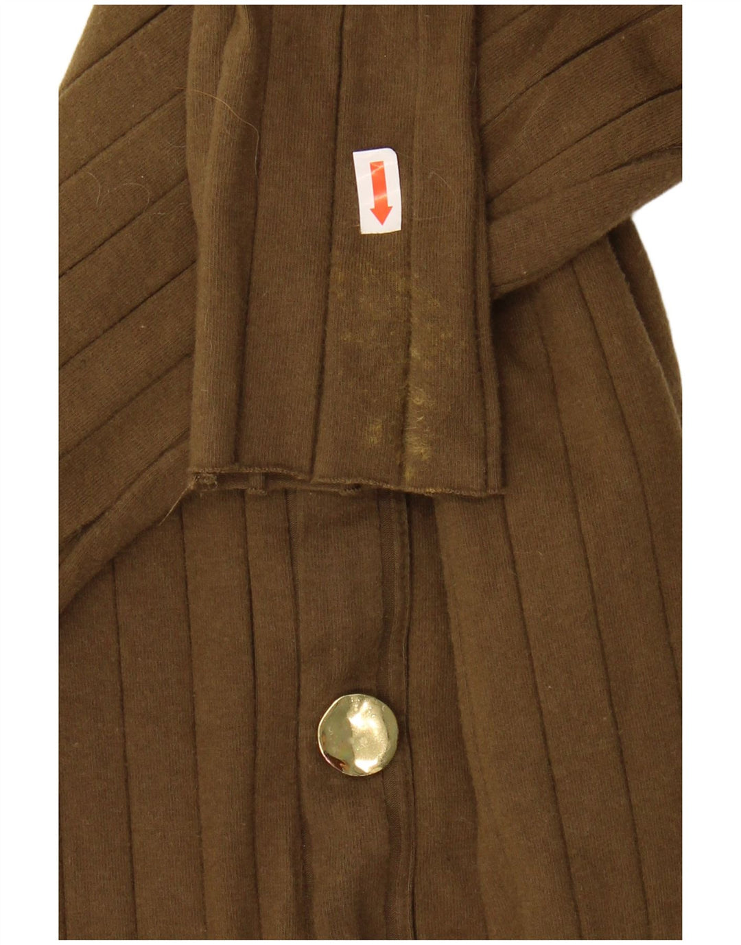 Rochie Maxi cu mânecă lungă pentru femei Zara UK 12 Medium Khaki