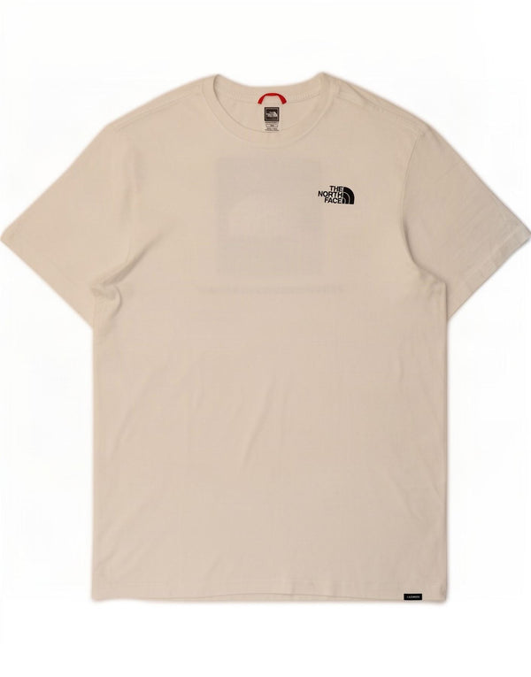 Tricou grafic pentru bărbați The North Face Top Medium White Bumbac