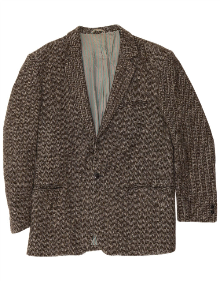 Jachetă blazer pentru bărbați Pierre Laurent, cu 1 nasture, IT 46, gri mic, oase