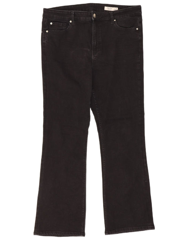 Blugi pentru femei The Eva Bootcut de la Marks & Spencer UK 16 Large W34 L30 Black