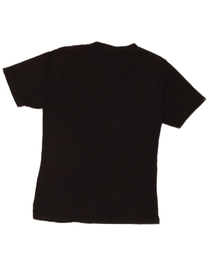 VANS Womens Graphic T-Shirt Top Small Black Cotton Classic