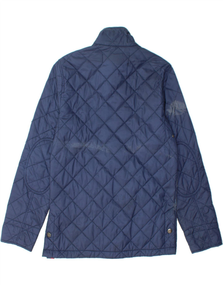 BODEN Mens Quilted Jacket UK 36 Small Navy Blue Cotton Vintage Boden and Second-Hand Boden from Messina Hembry 