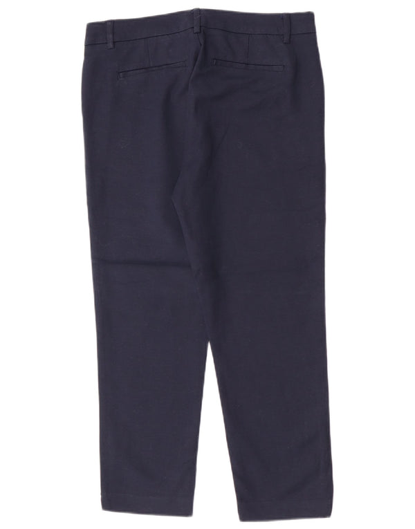 Pantaloni cropped slim pentru femei Tommy Hilfiger US 8 Medium W30 L24 Bleumarin