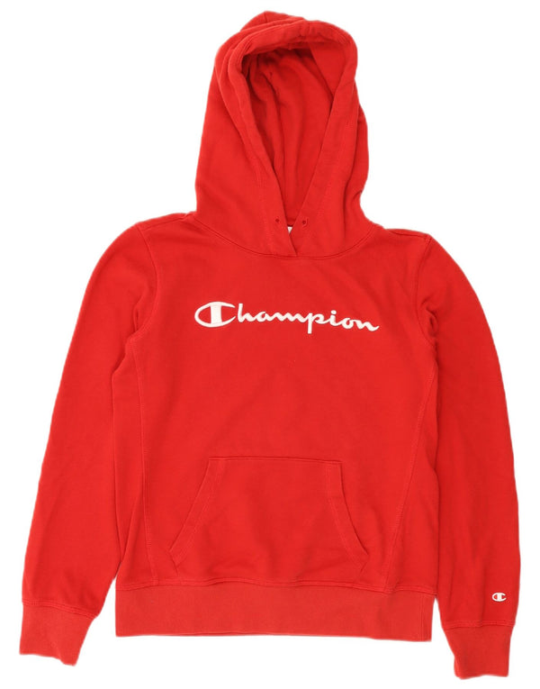 Pulover cu glugă cu grafic pentru femei Champion UK 12 Medium Red