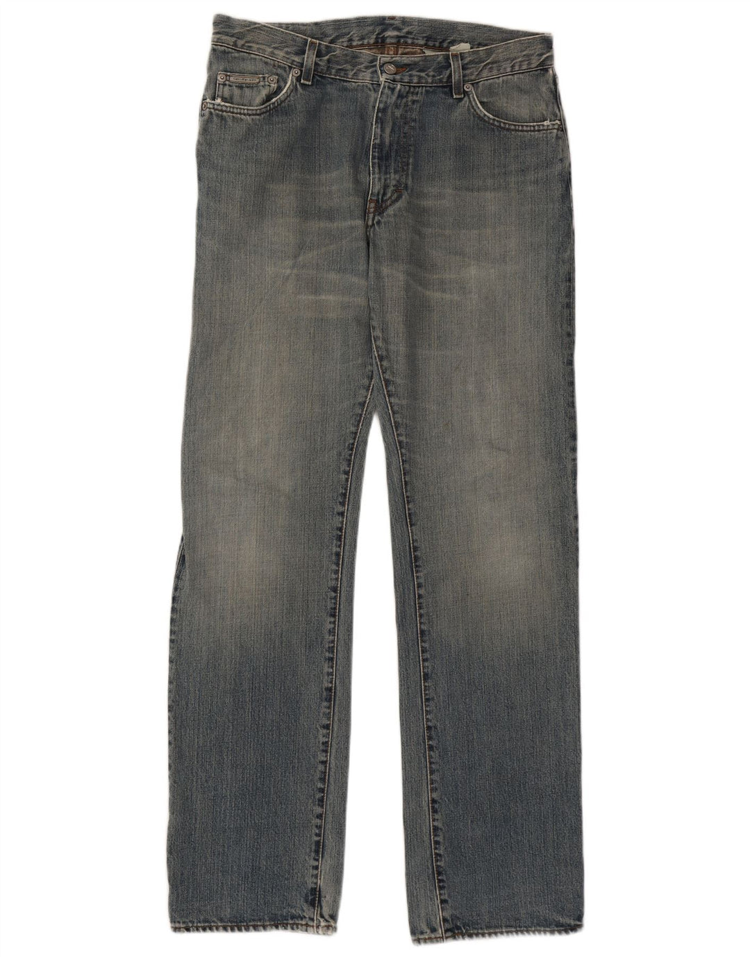 Blugi drepti pentru femei Calvin Klein L34 L34 Bumbac albastru