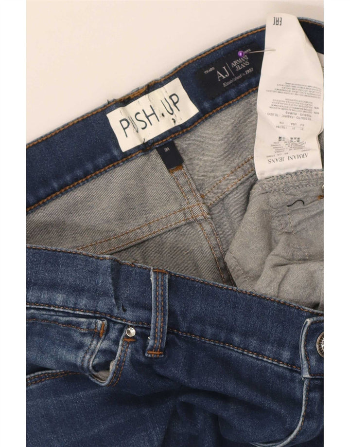 Blugi slim pentru femei Armani W31 L27 Bumbac albastru