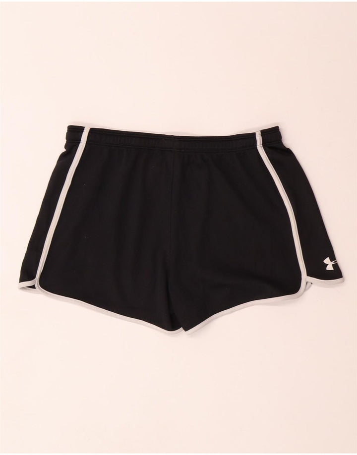 Pantaloni scurți sport grafic pentru femei UNDER ARMOUR Heat Gear UK 14 Medium Black