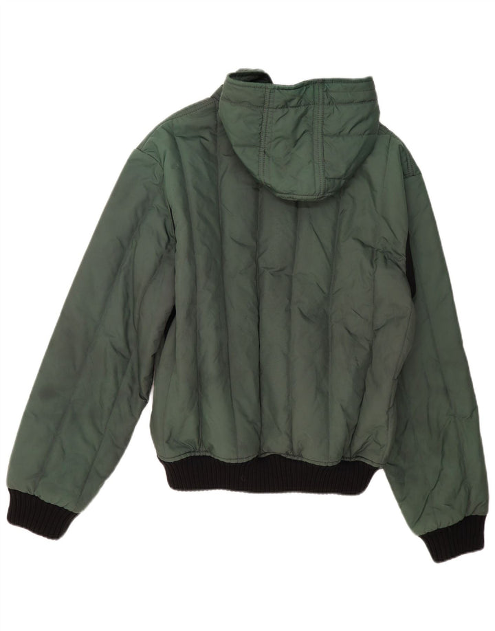 Jachetă căptușită cu glugă pentru bărbați Refrigiwear IT 54 2XL Poliester verde