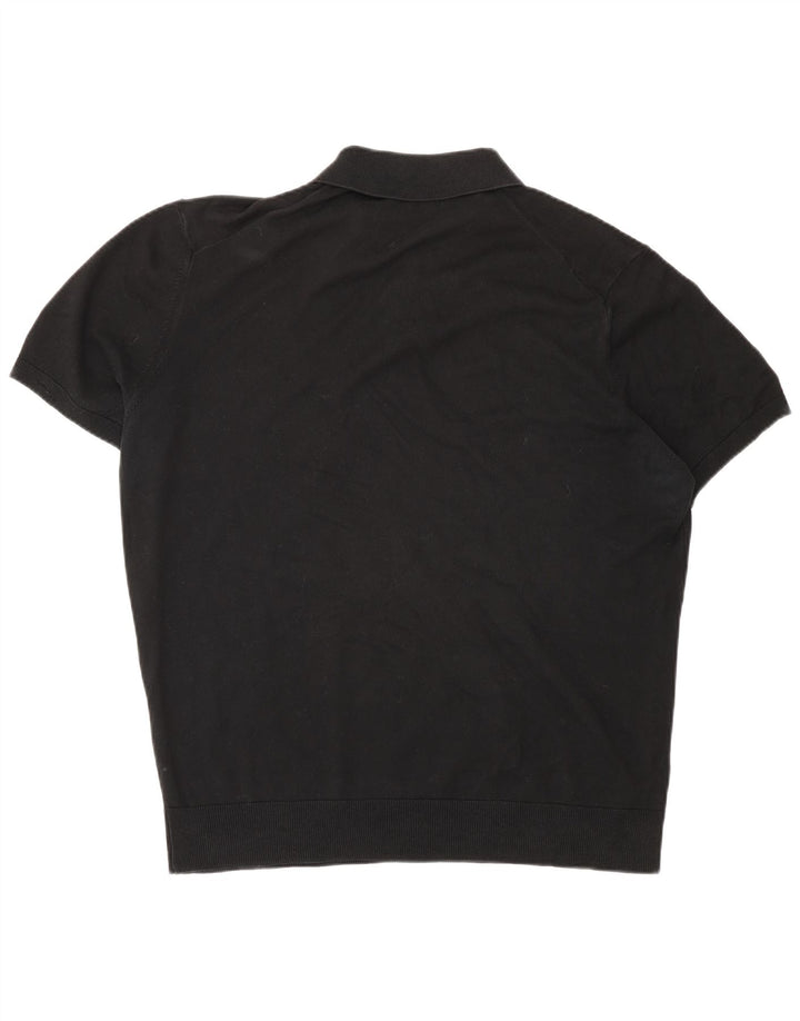 Tricou polo pentru bărbați Zara, mare, negru