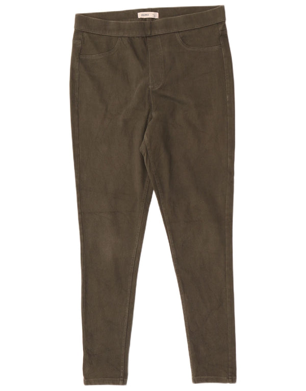 Marks & Spencer Pantaloni casual jegging pentru femei UK 14 Medium L30 L27 Kaki