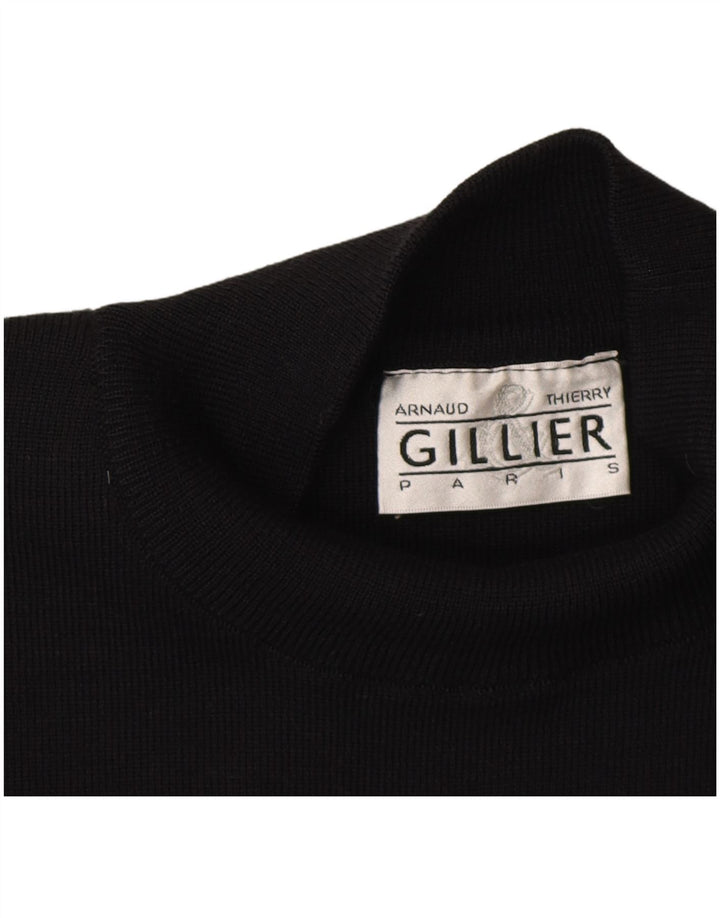 Arnaud & Thierry Gillier Pulover cu gât țestoasă pentru femei UK 14 Medium Bla