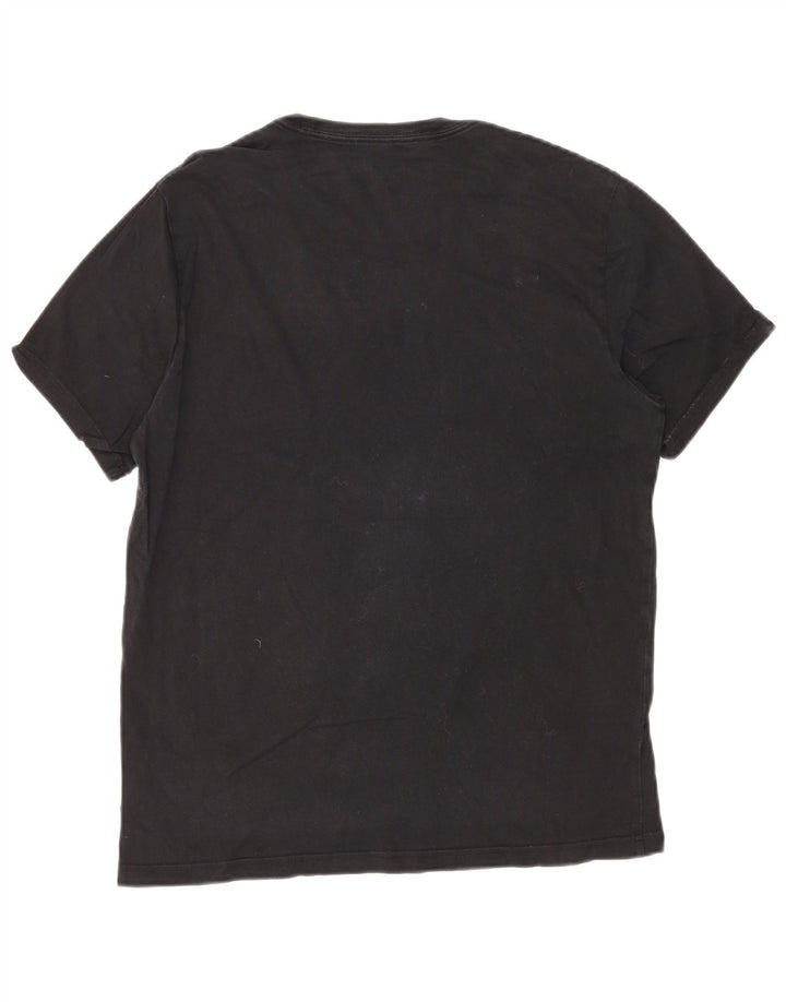 Tricou grafic CONVERSE pentru bărbați Top mediu din bumbac bleumarin