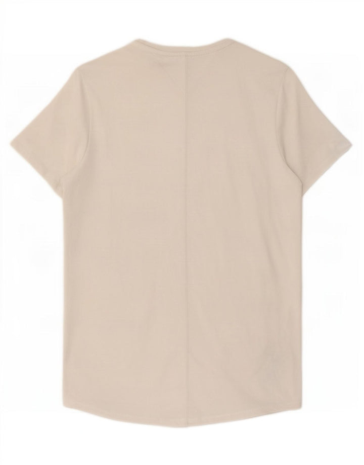 Tricou Tommy Hilfiger pentru bărbați Top Medium White Bumbac