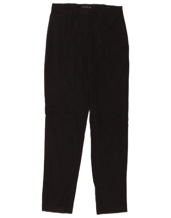 Pantaloni chino conici pentru femei Marks & Spencer UK 8 Small W26 L28 Negru