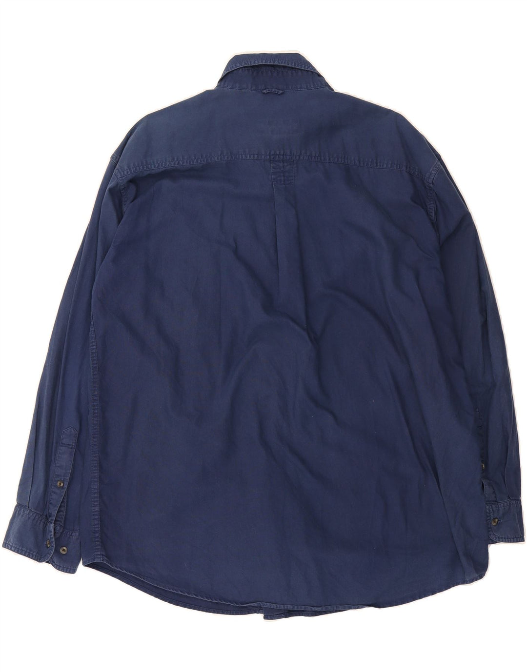TIMBERLAND Mens Denim Shirt Large Navy Blue Cotton Vintage Timberland and Second-Hand Timberland from Messina Hembry 