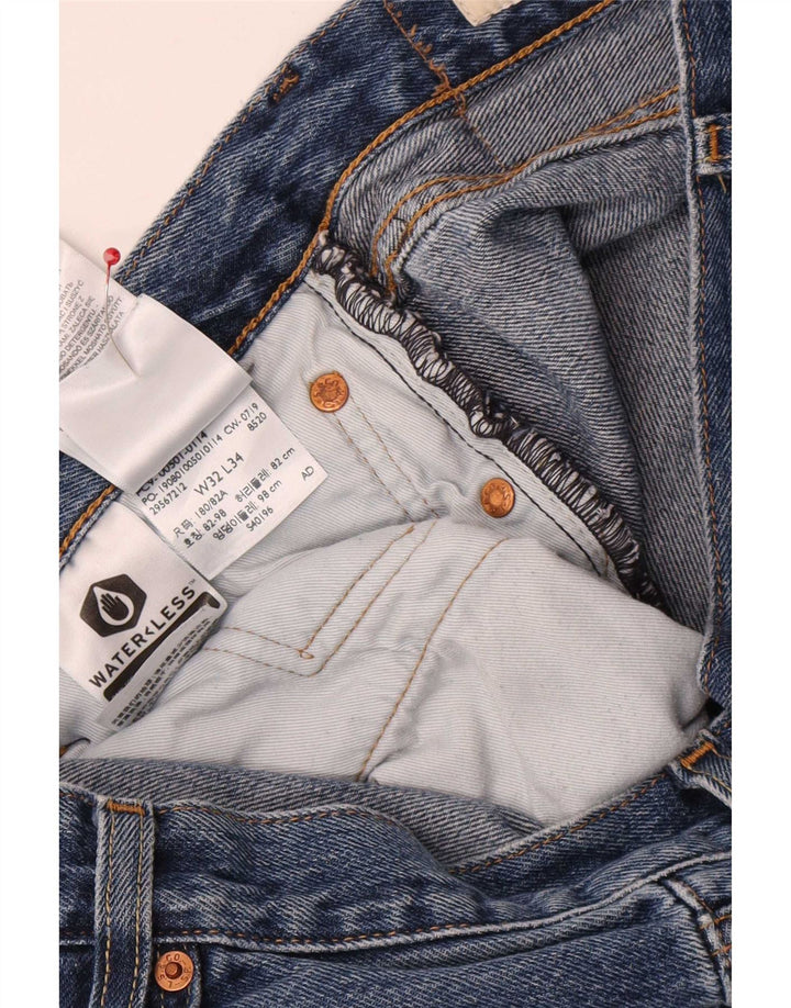 Blugi drepti pentru bărbați Levi's 501 W32 L34 Bumbac albastru
