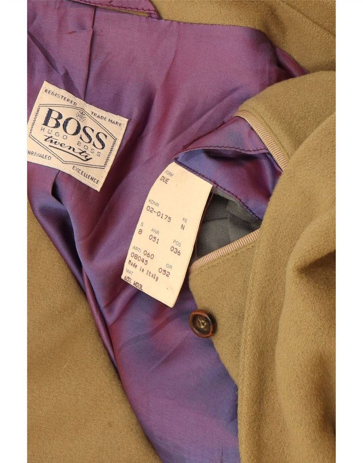 Blazer pentru bărbați HUGO BOSS cu 2 nasturi EU 52 XL Lână bej