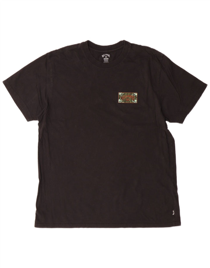 Tricou grafic pentru bărbați Billabong Top mare din bumbac negru