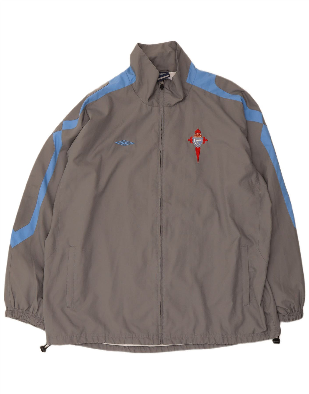 Jachetă de ploaie Umbro pentru bărbați UK 42 XL Gri poliester color bloc