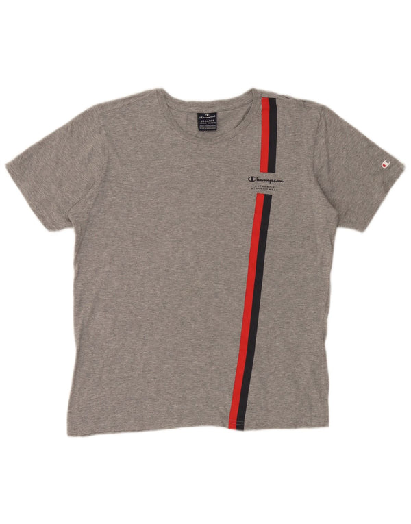 Tricou Băieți Champion Top 15-16 Ani 2XL Gri în dungi