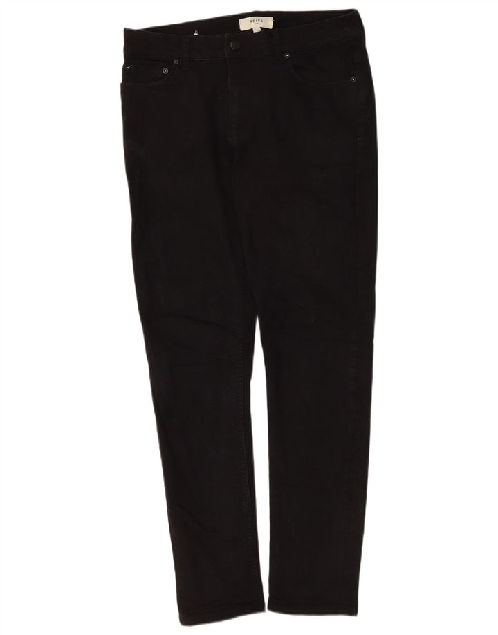 Reiss blugi subțiri pentru femei W30 L32 bumbac negru