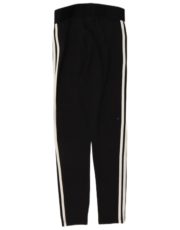 Leggings pentru femei Adidas Slim Fit UK 8/10, bumbac negru mic