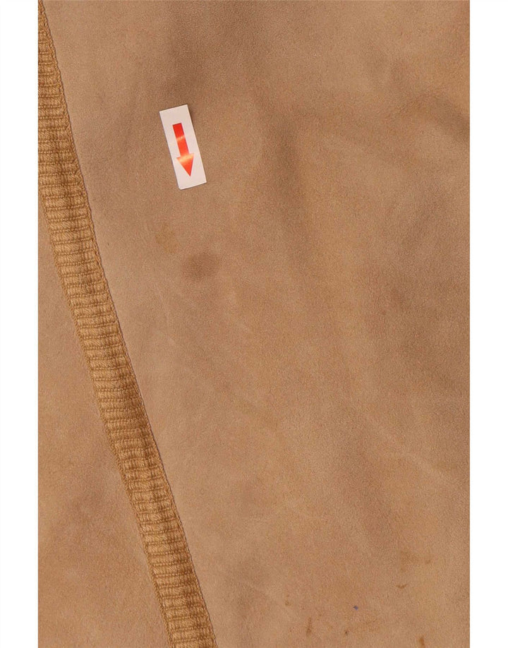 Palton vintage de damă din shearling IT 44 Medium Beige Piele