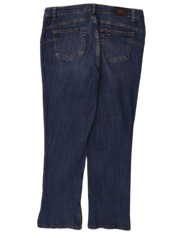 Blugi conici pentru femei Liu Jo W32 L29 Albastru