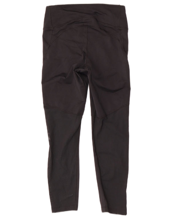 Leggings crop Nike Dri Fit pentru femei UK 8 Small Poliester negru