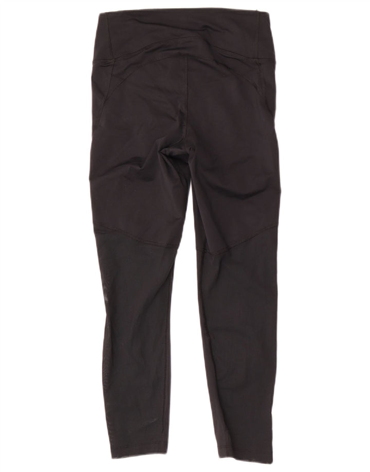 Leggings crop Nike Dri Fit pentru femei UK 8 Small Poliester negru