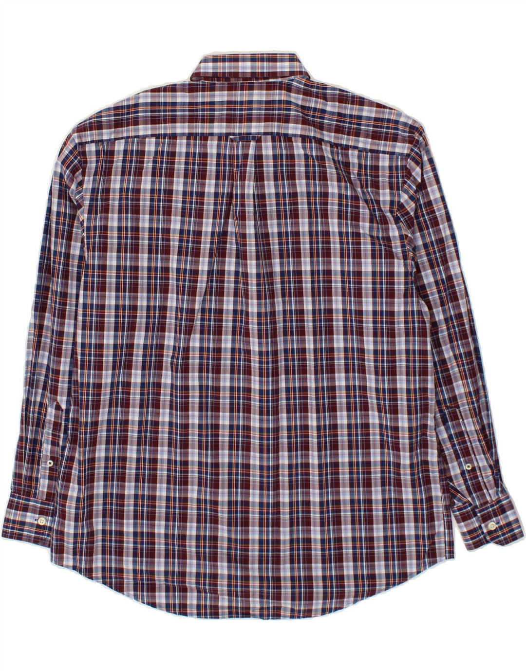 IZOD Mens Shirt Large Burgundy Check Vintage Izod and Second-Hand Izod from Messina Hembry 