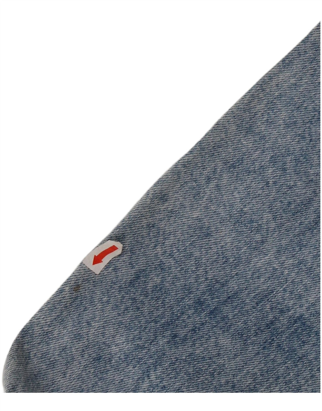 Jachetă de blugi vintage pentru femei UK 12, bumbac albastru mediu