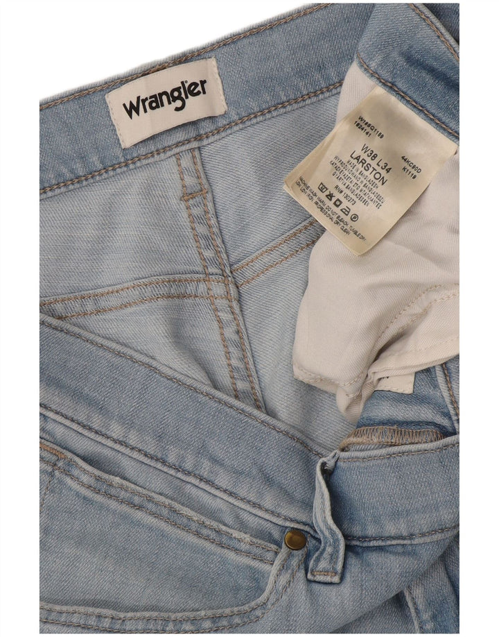 Blugi pentru bărbați Wrangler Larston Slim W38 L34 Bumbac albastru