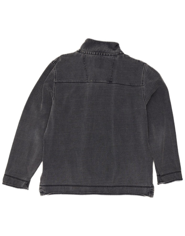 Crew Clothing Hanorac cu fermoar pentru bărbați Pulover XL Bumbac bleumarin