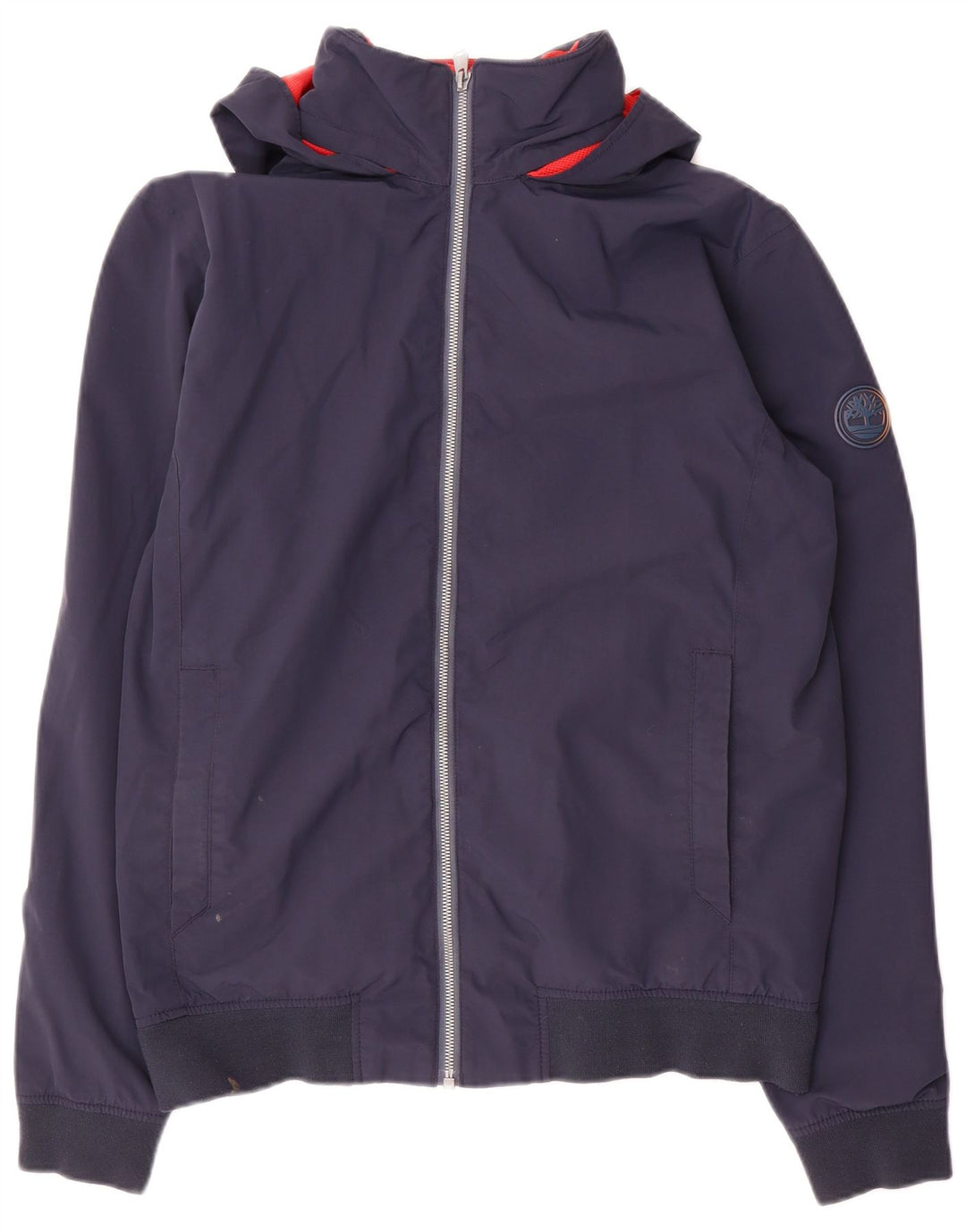 Jachetă bomber cu glugă pentru bărbați Timberland UK 38 Medium Bleumarin